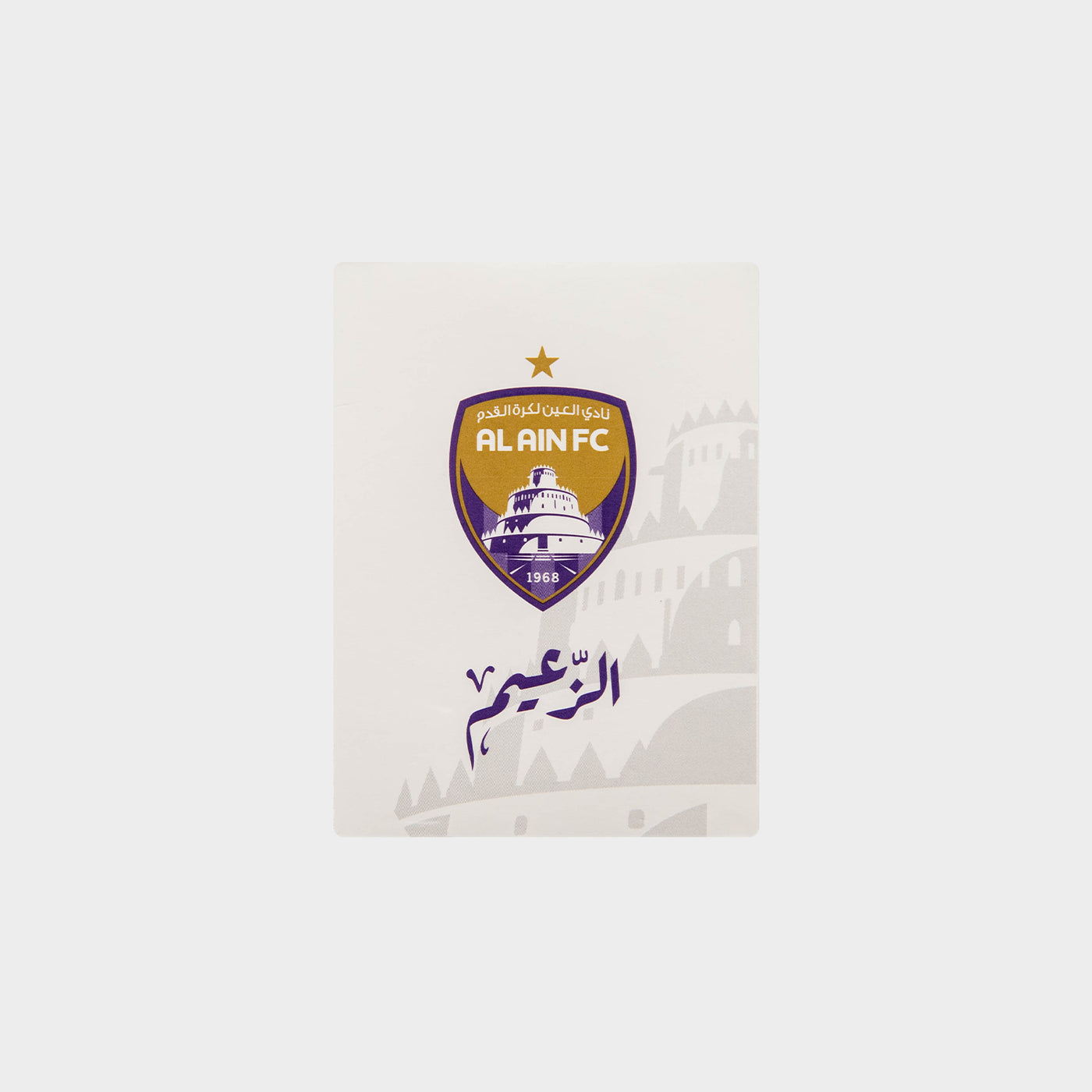 AL AIN FC PLAYING CARDS