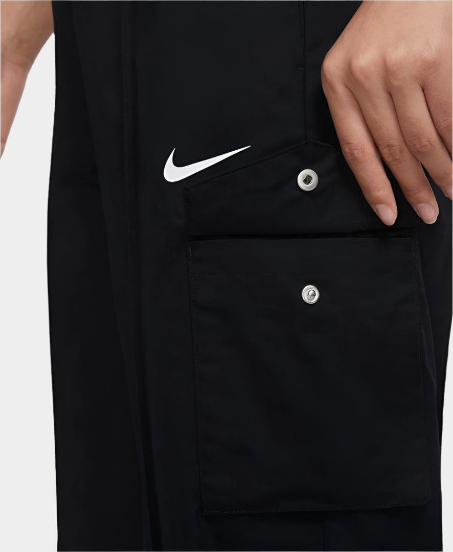 NIKE SPORTSWEAR ESSENTIALS WOMEN'S CURVE WOVEN HIGH-RISE TROUSERS