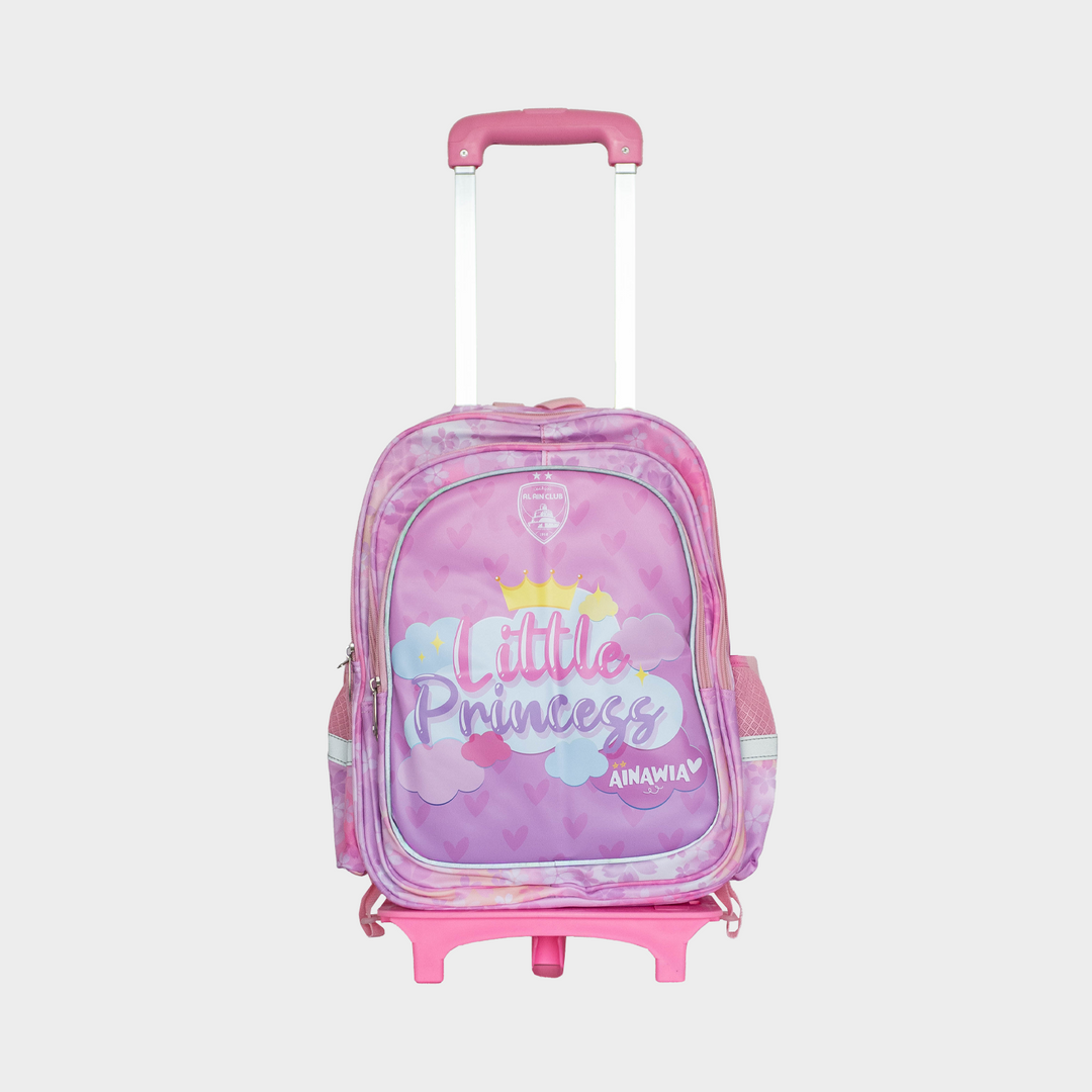 Girl Little Trolley Bag DISNEY PRINCESS Children Kids Girl Wheeled